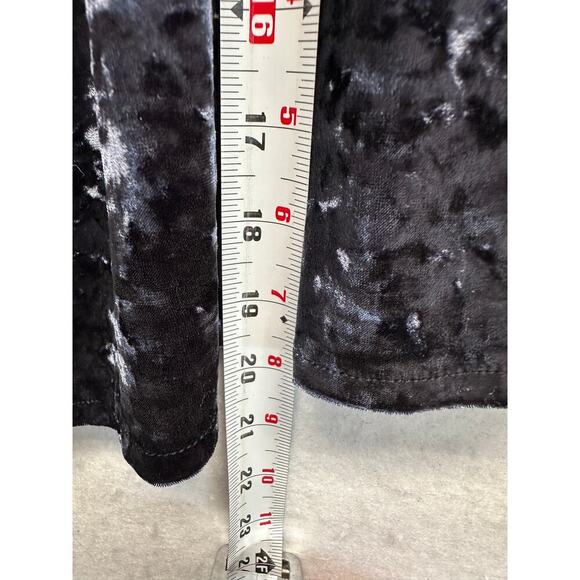 Crushed Velvet Off-Shoulder Peasant Top โ Fairygrunge Coquette S - Picture 5 of 9